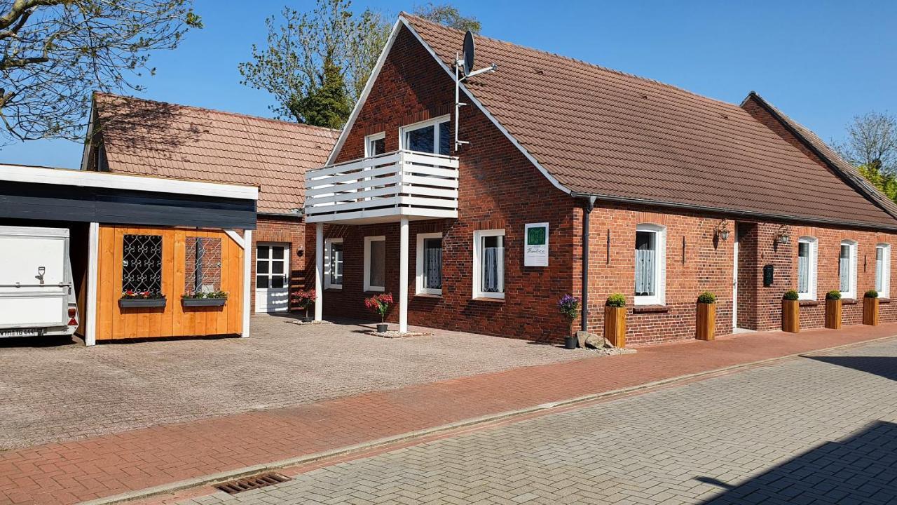 FeWo-Butze 4 mit Balkon Dornumersiel Exterior foto