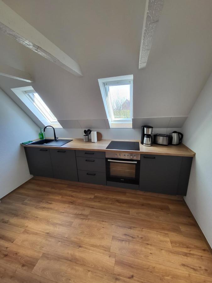 FeWo-Butze 4 mit Balkon Dornumersiel Exterior foto